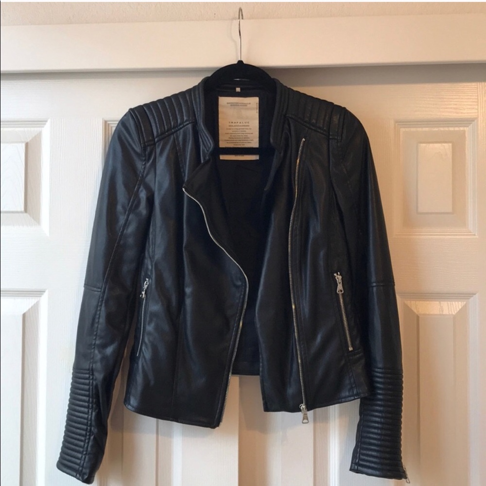 Zara Trafaluc leather jacket